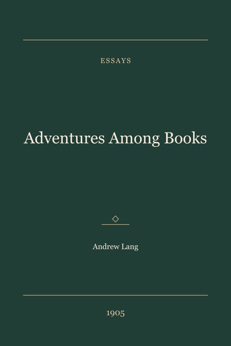 Adventures Among Books book cover