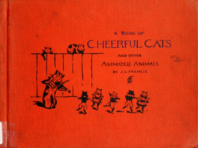 A Book of Cheerful Cats and Other Animated Animals book cover