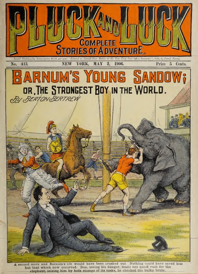 Barnum's young Sandow, or, The strongest boy in the world book cover