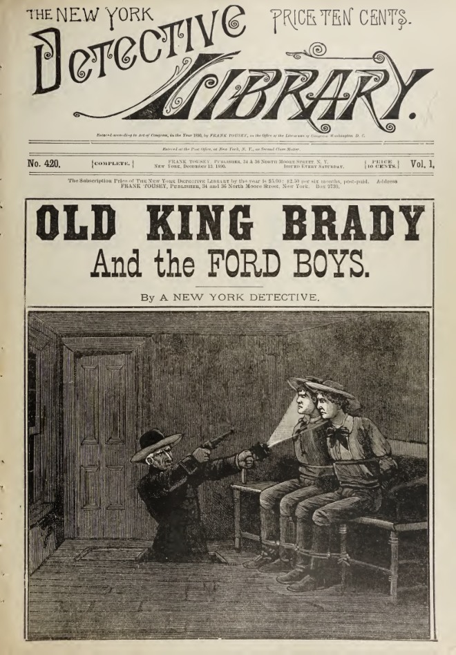 Old King Brady and the Ford Boys book cover