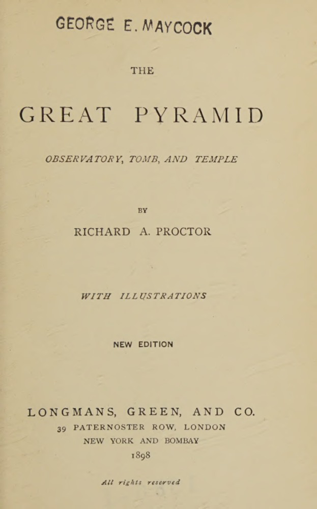 The Great Pyramid: Observatory, Tomb, and Temple book cover