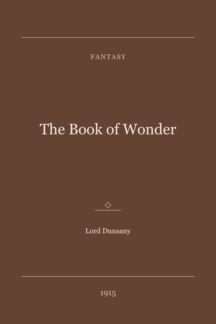The Book of Wonder book cover