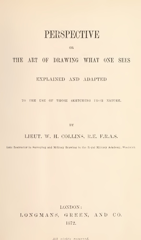 Perspective; or, The Art of Drawing What One Sees book cover