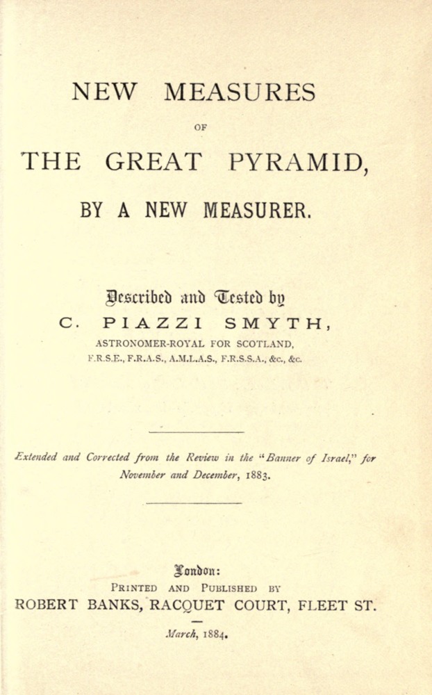 New Measures of the Great Pyramid book cover