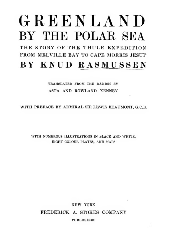 Greenland by the Polar Sea book cover
