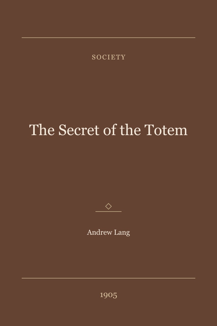 The Secret of the Totem book cover