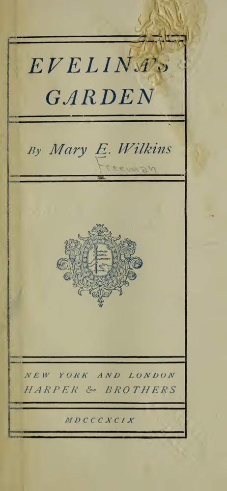 Evelina's Garden book cover