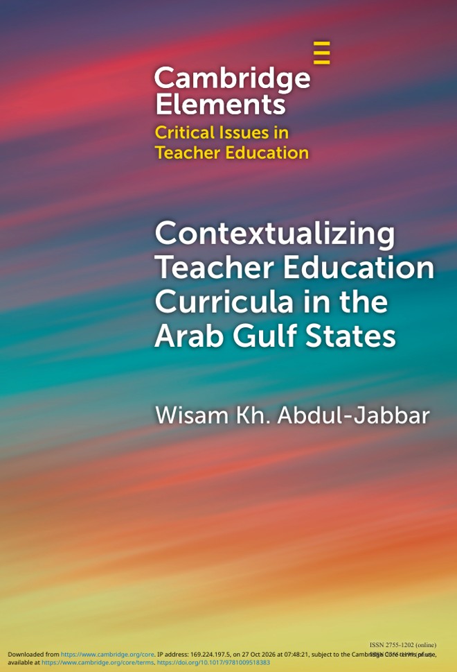 Contextualising Teacher Education Curricula in the Arab Gulf States book cover