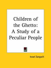 Children of the Ghetto: A Study of a Peculiar People book cover