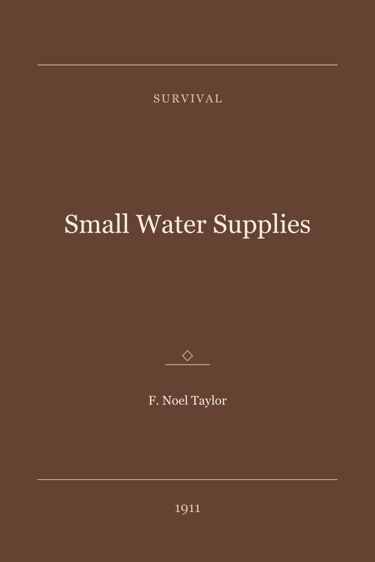 Small Water Supplies book cover
