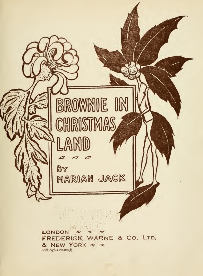 Brownie in Christmas land book cover