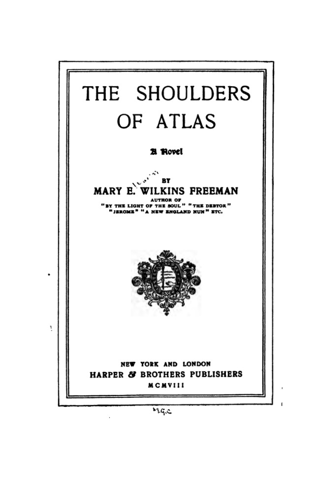 The Shoulders of Atlas book cover