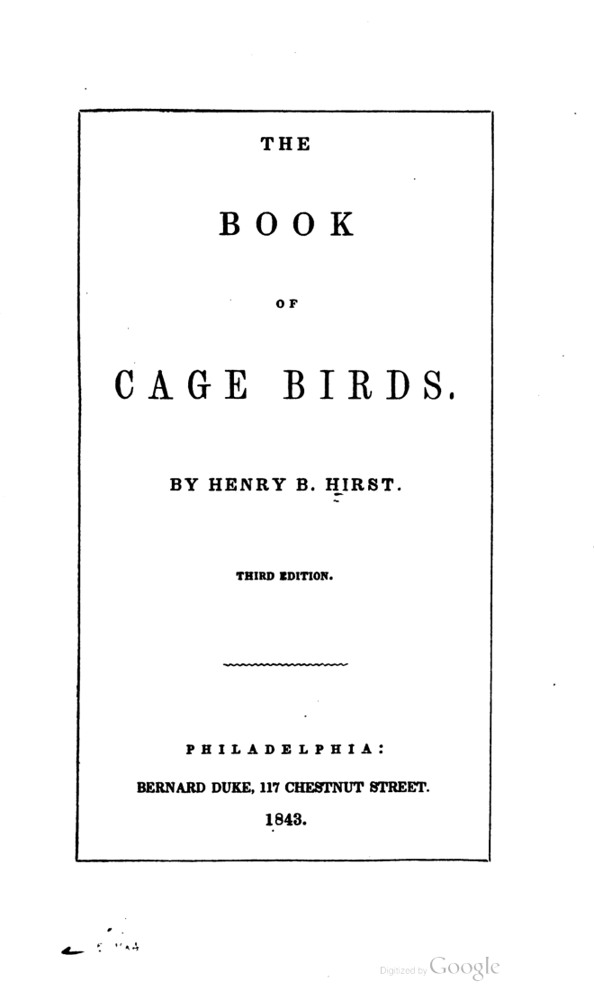 The Book of Cage Birds book cover