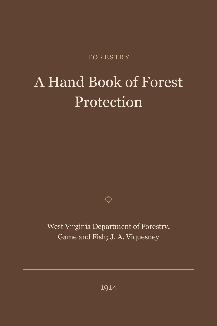 A Hand Book of Forest Protection book cover