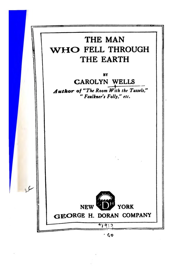 The man who fell through the earth book cover