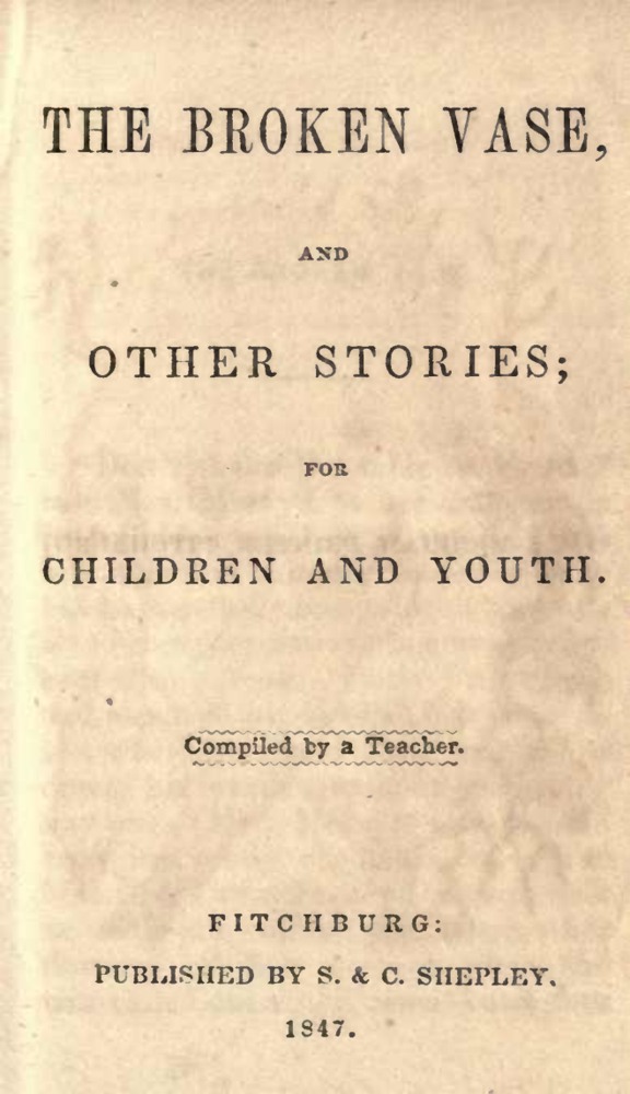 The Broken Vase and Other Stories book cover