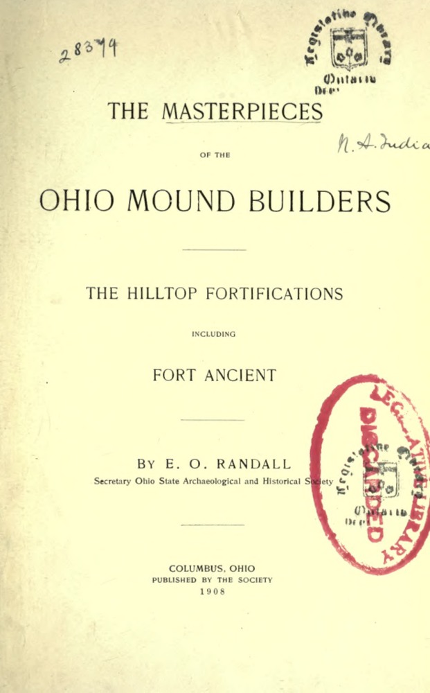 The Masterpieces of the Ohio Mound Builders book cover