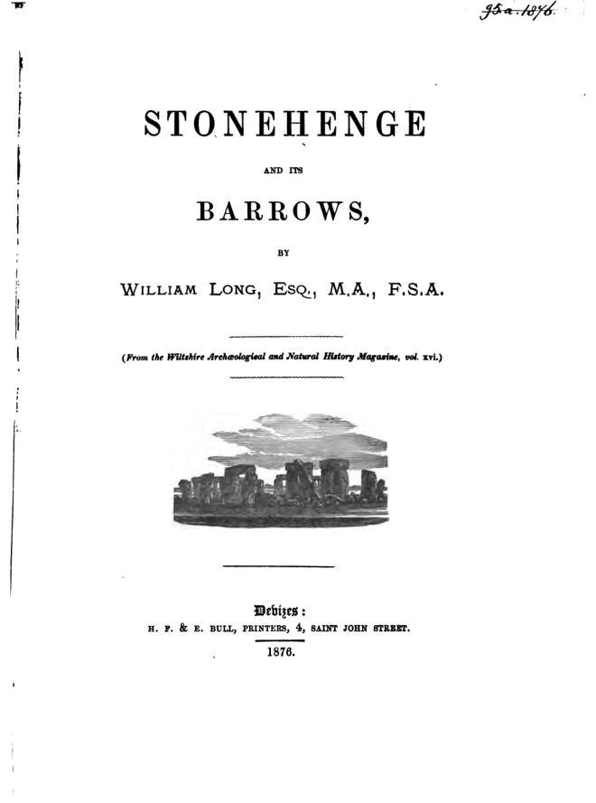 Stonehenge and Its Barrows book cover