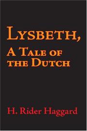 Lysbeth, a Tale of the Dutch book cover
