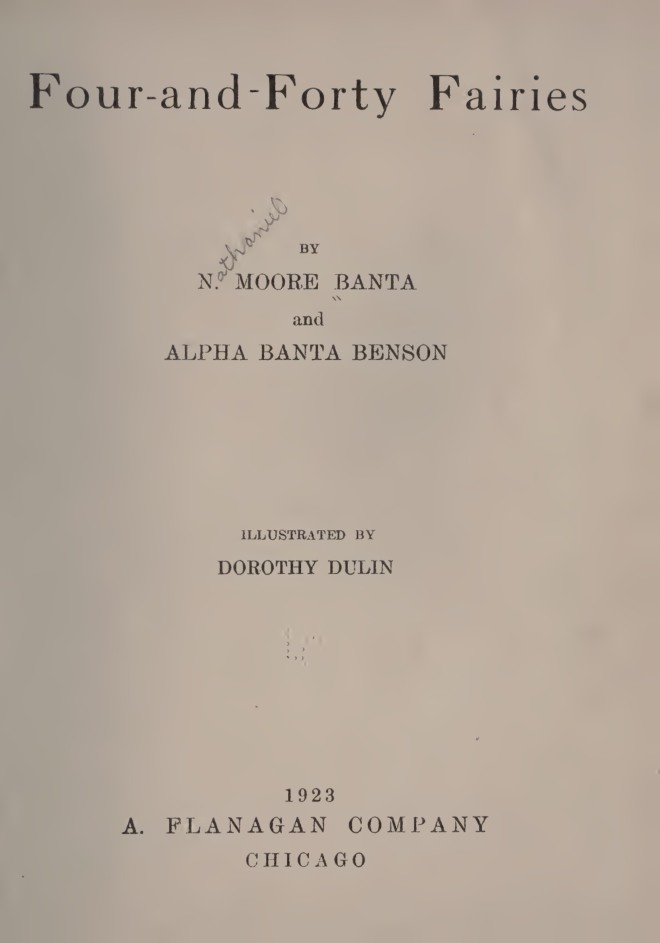 Four-and-Forty Fairies book cover