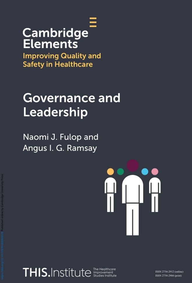 Governance and Leadership book cover