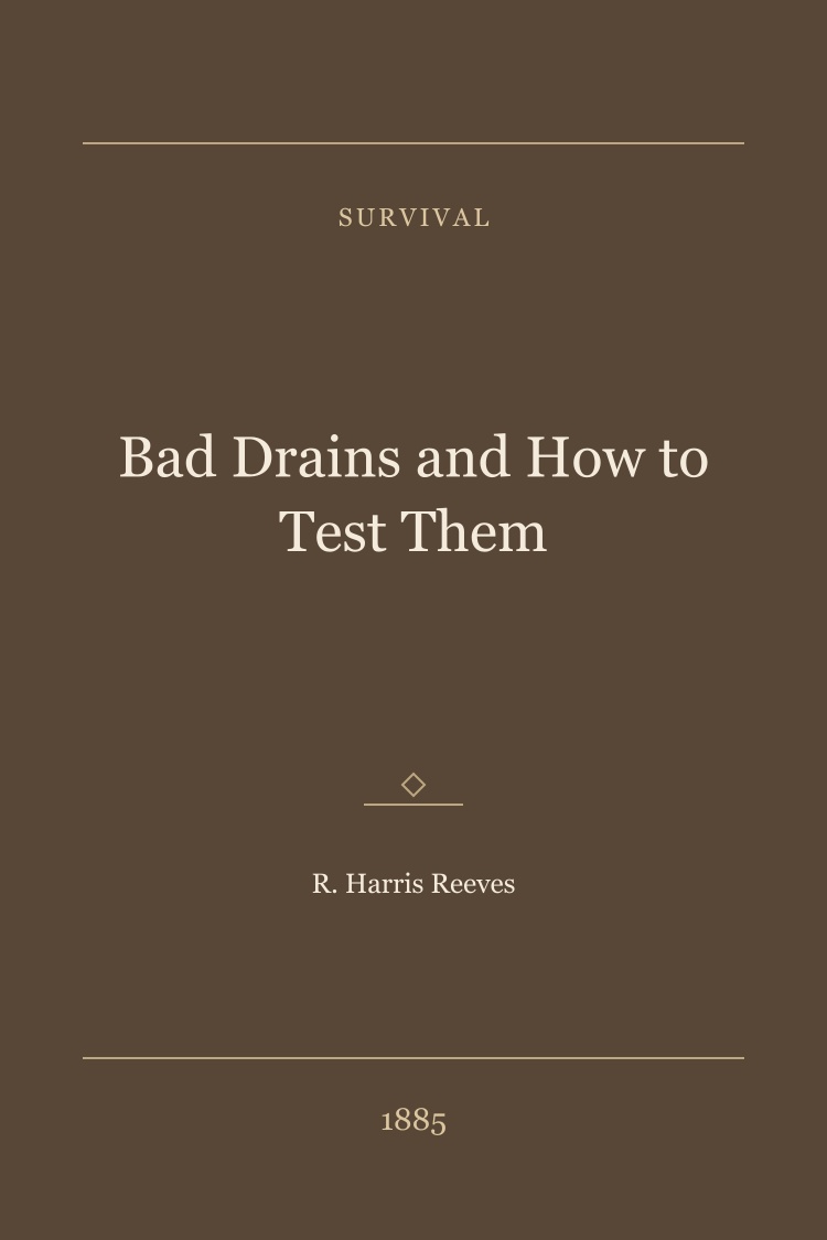 Bad Drains and How to Test Them book cover