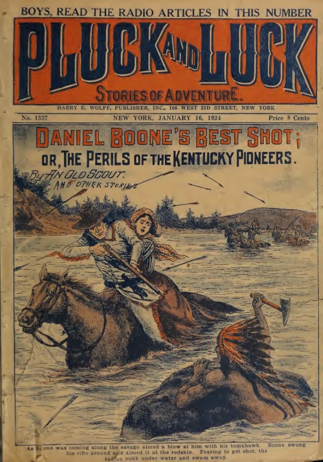 Daniel Boone's best shot, or, The perils of the Kentucky pioneers book cover