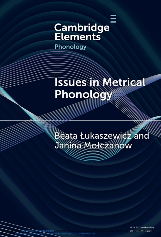 Issues in Metrical Phonology book cover