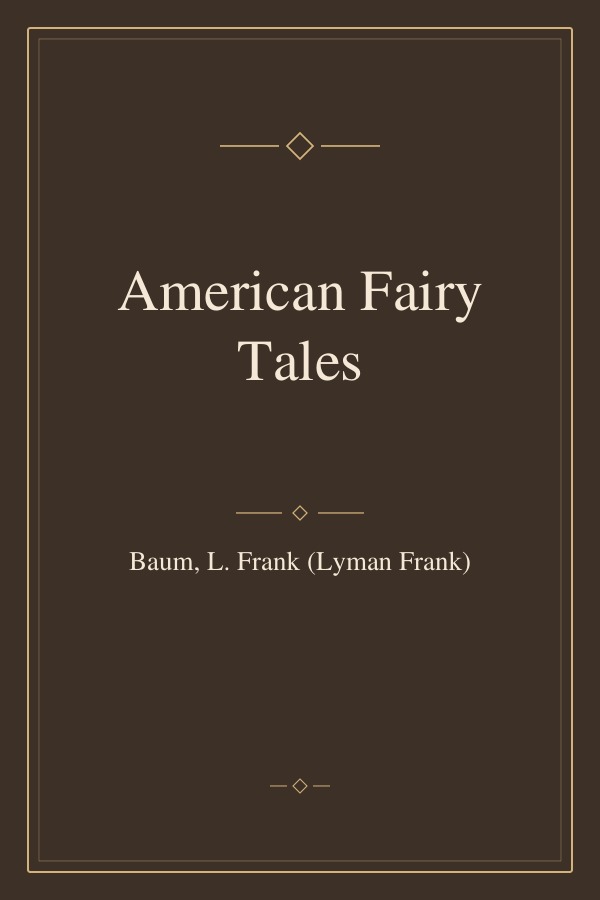 American Fairy Tales book cover