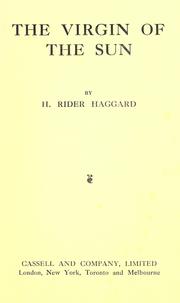 The Virgin of the Sun book cover