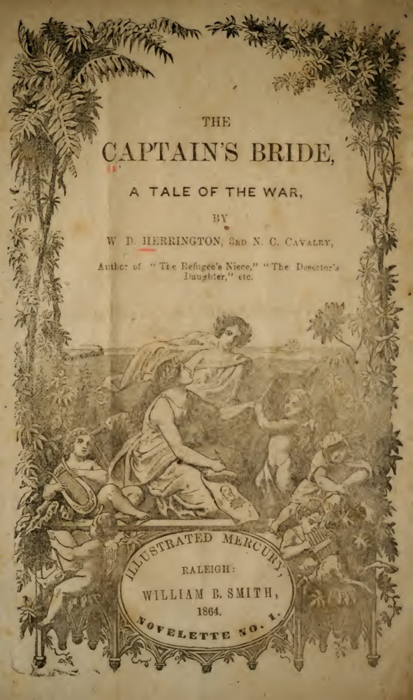 The captain's bride : a tale of the war book cover