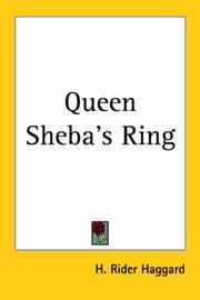 Queen Sheba's Ring book cover