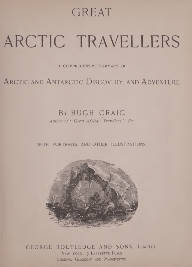 Great Arctic Travellers book cover