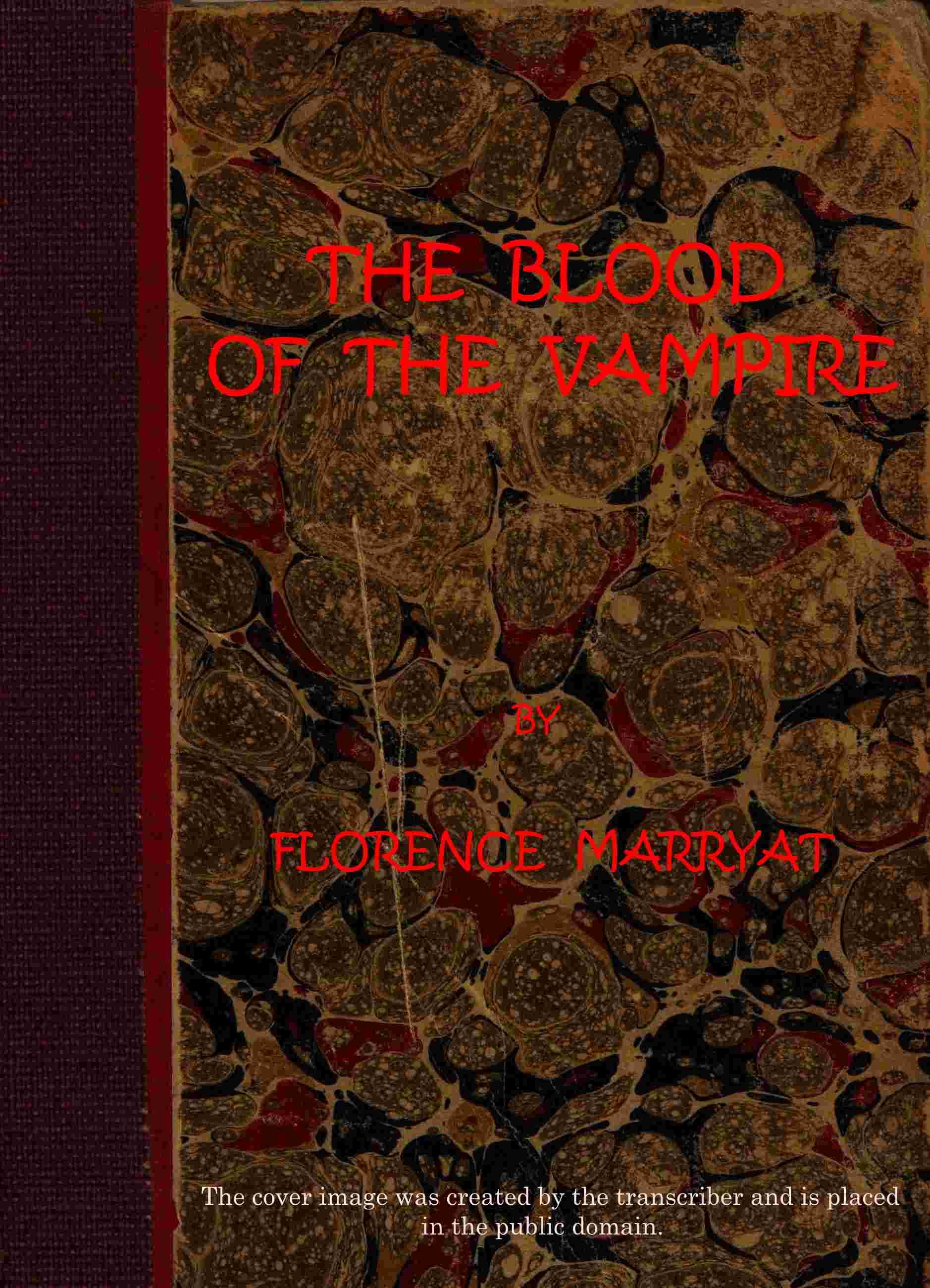 The blood of the vampire book cover