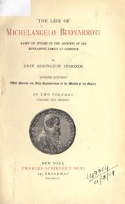 The Life of Michelangelo Buonarroti book cover
