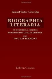 Biographia Literaria book cover