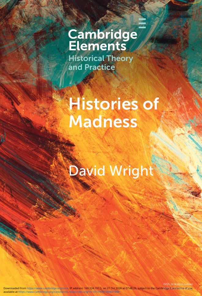 Histories of Madness book cover