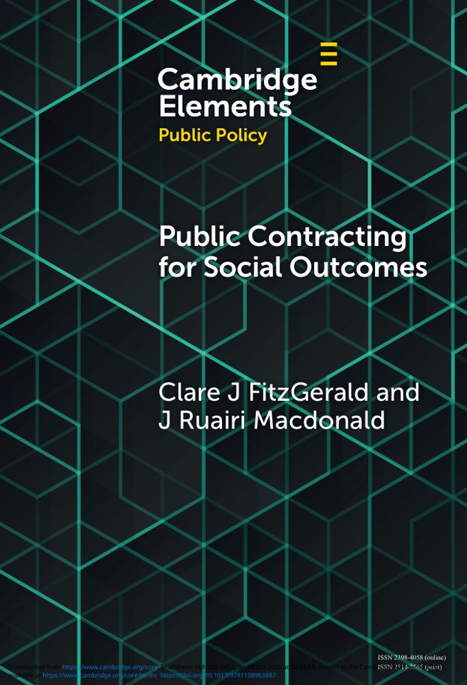 Public Contracting for Social Outcomes book cover