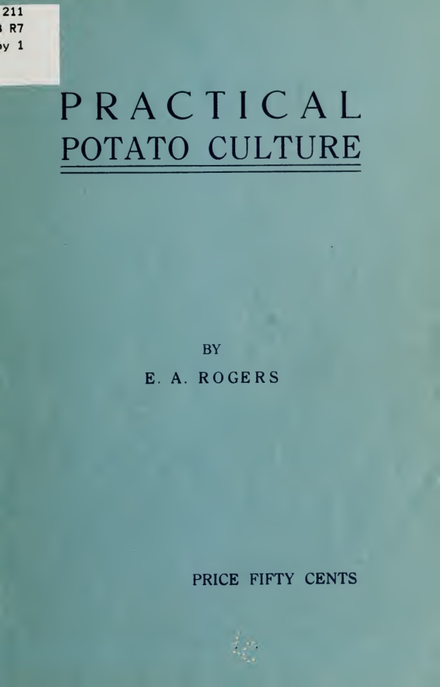 Practical Potato Culture book cover