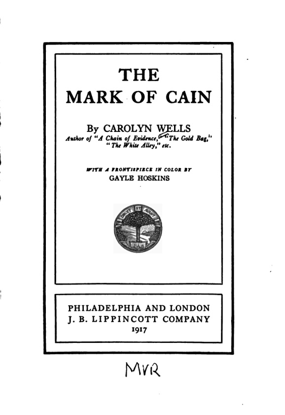 The Mark of Cain book cover