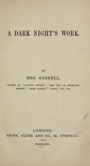 A Dark Night's Work book cover