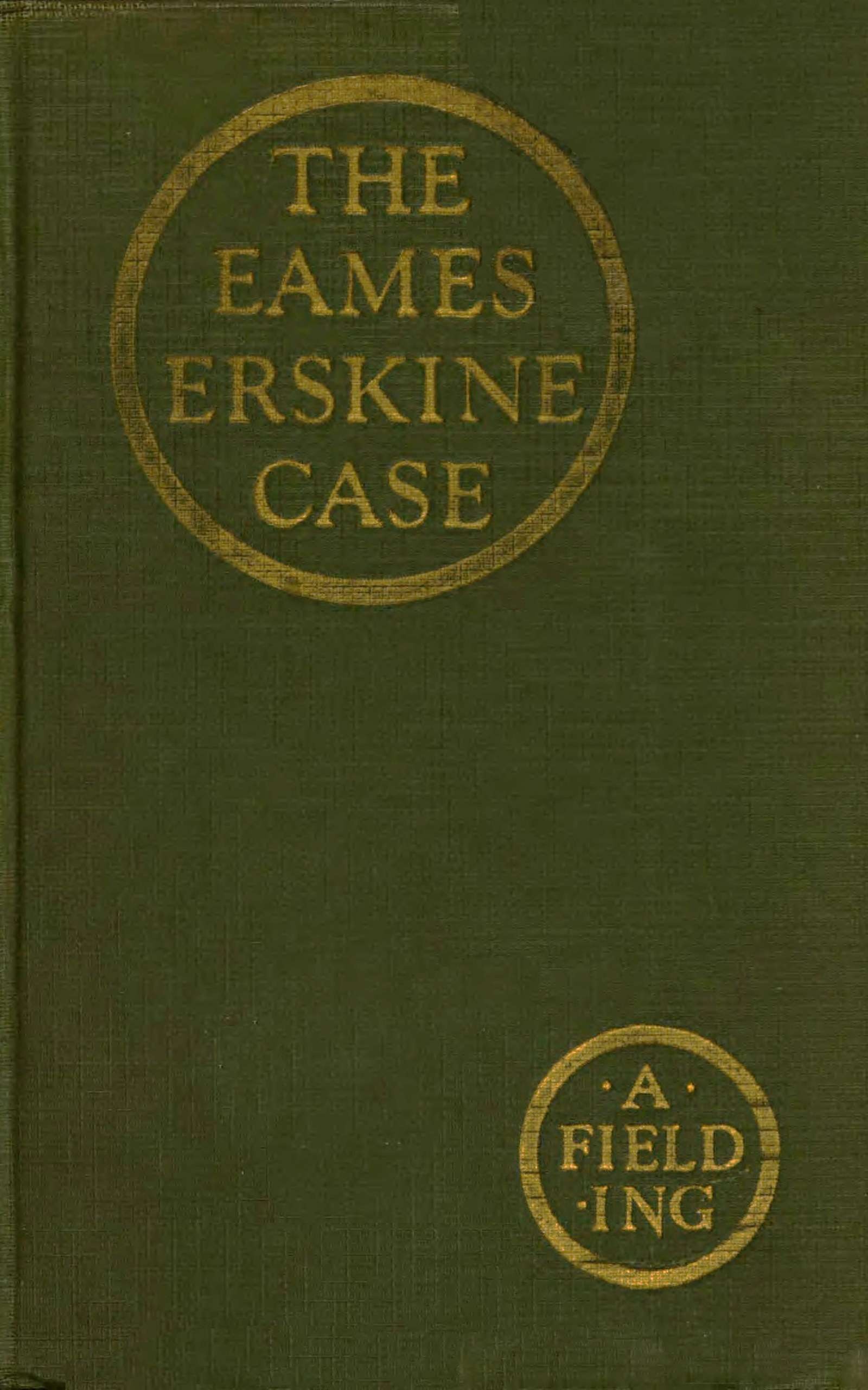 The Eames-Erskine case book cover