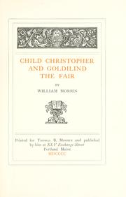 Child Christopher and Goldilind the Fair book cover