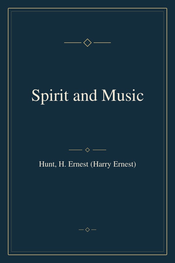 Spirit and Music book cover