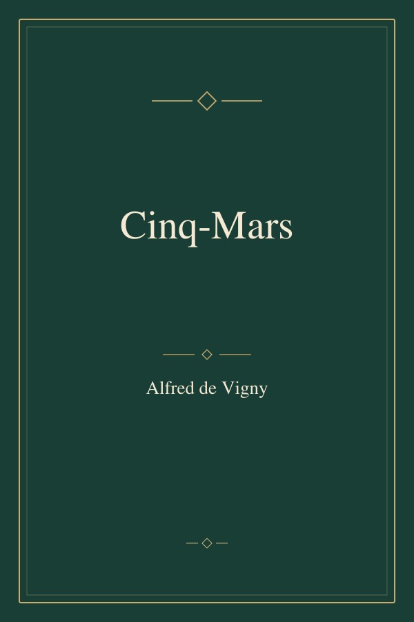 Cinq-Mars book cover