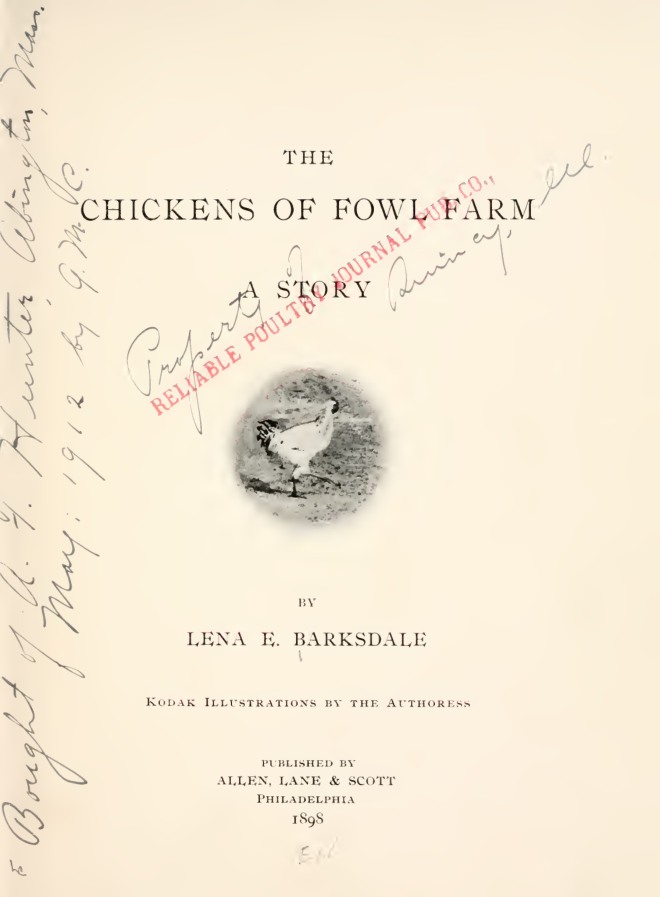 The Chickens of Fowl Farm book cover