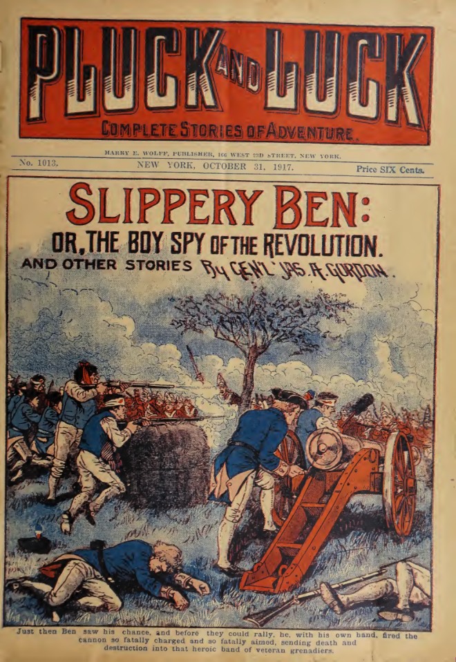 Slippery Ben, or, The boy spy of the revolution book cover