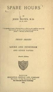 Spare Hours book cover