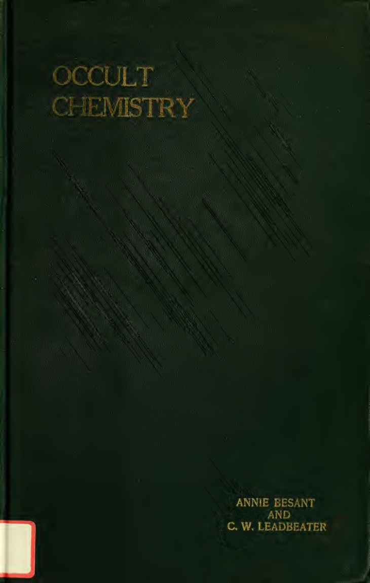 Occult Chemistry book cover