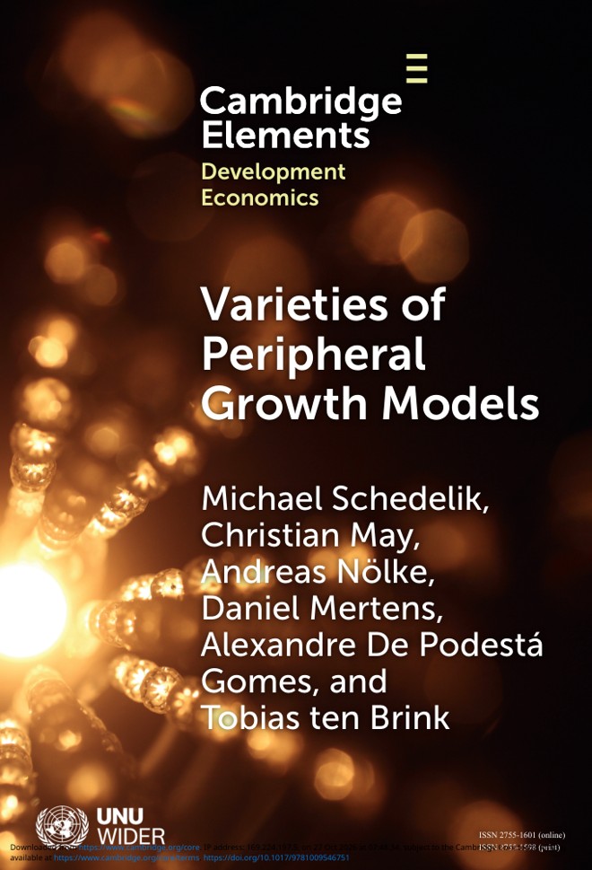 Varieties of Peripheral Growth Models book cover
